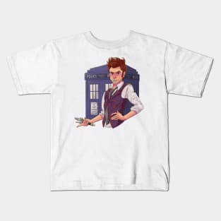 Doctor Who TARDIS - 14th Doctor Kids T-Shirt